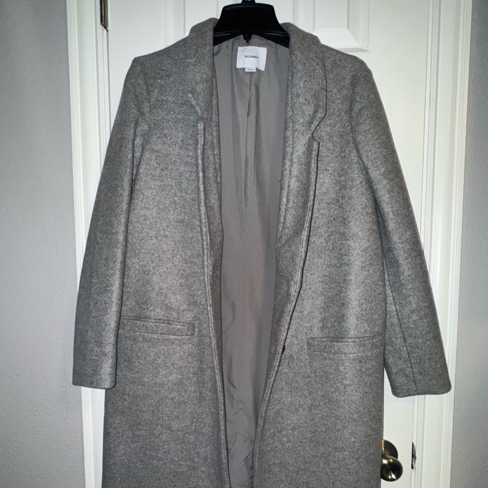 Old Navy Women's Classic Gray Trench Coat